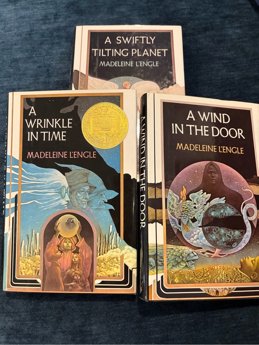 3 Madeline L’Engle Books including A Wrinkle in Time